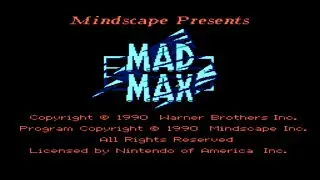 Mad Max - NES (HD) - Top / best video game intros