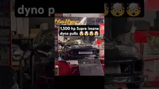 “1,500 hp supra insane Dyno pulls 🤯OMG #supra #dyno
