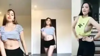 Tik Tok  Completion  - No Bra Challenge 