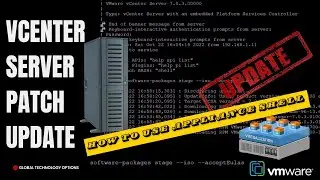 Install vCenter Server Patches Use vCenter Appliance Shell: vCenter Patch Update Using Putty