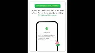Guide to add and use international cards with Wechat payment