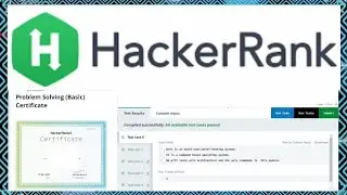 Hacker Rank Basic Certificates Solution|Free Course Certificates