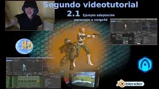 Video tutorial 2-1. example of adaptation character to verge3d