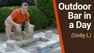 DIY Outdoor Kitchen Bar Build | Unity L Corner Bar Module Walkthrough