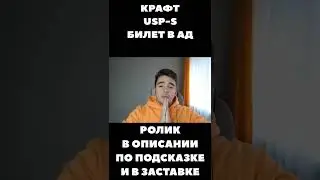 Окупаемый крафт на USP-S Билет в АД в КСГО