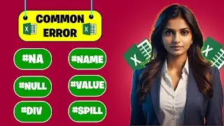 How to Remove all Type of Formula Errors in Excel