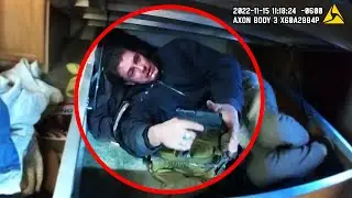 Gunman Lures Police Into Trailer & Then Ambushes Them *backfires*