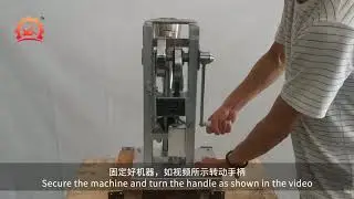 однопуансонный таблеточный пресс
