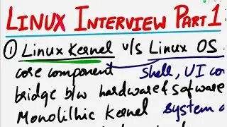 Linux Interview Questions and Answers | Part 1 | Linux Admin Interview Questions and Answers