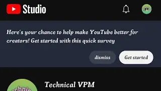 Here's your chance to help make YouTube better for creaters! Get started with this quick survey