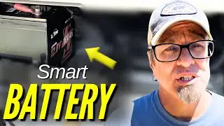 Installing a NEW Lithium Battery in the RV | Hillsborough River Campground Drive Through
