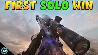 MY FIRST SOLO WARZONE 2.0 WIN // Snipers Are Actually Good!?!