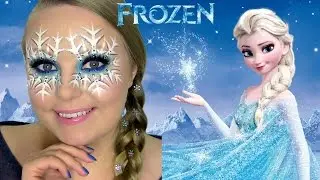 Disney Frozen: ELSA SNOWFLAKE MASK Makeup Tutorial