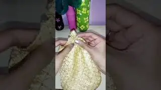 designer potli bag-potli bag full tutorial-DIY potli bag