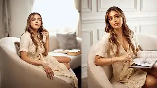 Portrait Retouching Magic: No Frequency Separation or Micro Dodge & Burn Needed