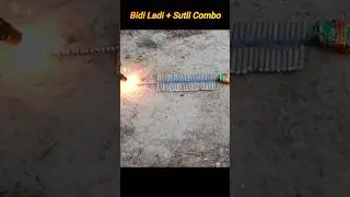 Bidi Bum crackers ladi testing Patakhe combo Experiment 2024 #diwali #experiment #amazing