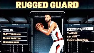 NBA 2K22 Desmond Bane Rugged Guard Build with 32 Badges 