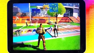 iPad mini 6 Fortnite Gameplay! [Fortnite Mobile] [2021 iPad Mini Gaming Test]