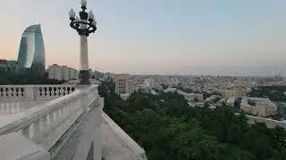 View of Baku From Top. نمایی از شهر باکو