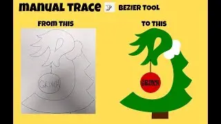 Image to SVG Tutorial - Manual Trace with Bezier Tool in Inkscape - Create SVG - Basic Beginners