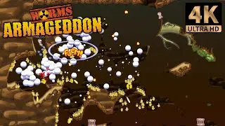 Worms Armageddon Online | Kaos 1v1 | PC 4K