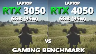 Laptop RTX 4050 6GB vs 3050 6GB Gaming Benchmark Test | Lenovo LOQ Gaming Test | 