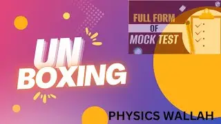 UNBOXING VIDEO 2#MOCK TEST#PHYSICS WALLAH#NEET2024#aiims#jipmer#neetaspirants