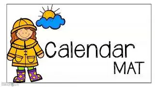 Calendar mat | Daily Circle Time