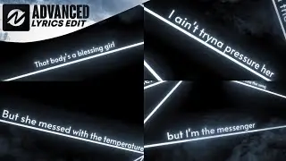 Awesome lyric edit in node video editor || 3d camera tutorial in node || Node video || Vivid Genix