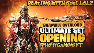 Playing with @LoLzZzGaming  And New ULTIMATE OUTFIT Crate Opening |Bramble Overlord Set #bgmi