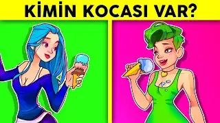 Kimin Kocası Var? 10 Kişiden Yalnızca 1'i Bu Bilmeceleri Çözebiliyor!
