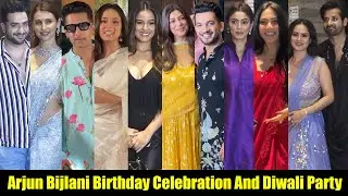 Sana Makbul, Aly Goni, Ravi Dubey,Reem Shaikh At Arjun Bijlani Birthday Celebration And Diwali Party