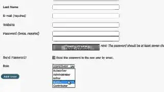 How to Use Users Section in Wordpress Blog