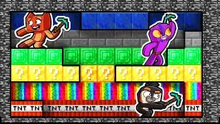 100 Layer ANT FARM in SCRAMBLE CRAFT! (Minecraft)