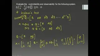 Controlability problem-1:state space analysis