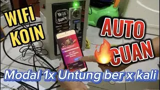 Unboxing wifi koin dan cara pasangnya yang mudah bisnis menguntungkan auto cuan internet jadi gratis