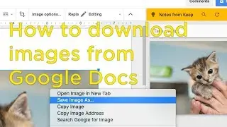 How to download images from Google Docs [2018]