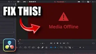 Top 3 FIXES for the dreaded MEDIA OFFLINE in Davinci Resolve 20!