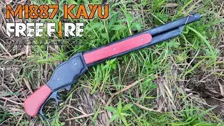 Making a wooden SG M1887 from wood!!! Free fire