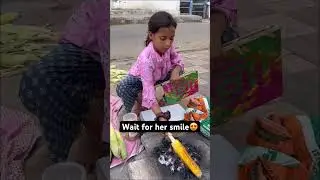 Corn selling sweet girl || address in video only ❤️😍📍 #shorts #struggle #food #corn