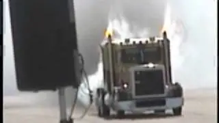 2004 NAS Oceana Airshow - Shockwave Jet Truck vs. F/A-18C Hornet