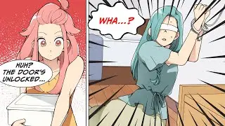 I visited my neighbor, but the door was unlocked... [Manga Dub]
