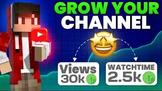 🤩Grow Your Minecraft Channel In 2025! || How To Grow a Gaming Channel in 2025!🔥