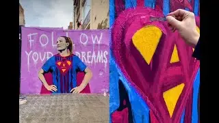 Artist TVBoy Restores Alexia Putellas' Mural