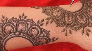 Mehndi Design | Simple Henna Design | Arabic Mehndi | Easy Front Hand Mehndi | Palm Mehndi