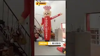 Advertising Air Dancer Balloon, Chef Character for Restaurants | Admax Sky Balloon | Call 9911970019