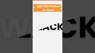 CSS Text Hover Animation | Black & White Reveal Effect 