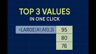 Find The Top Numbers In Your Spreadsheet