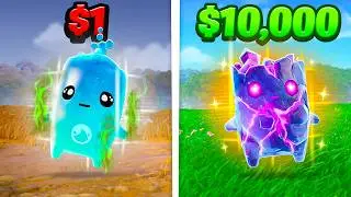 $1 vs $10,000 Fortnite SPRITE!