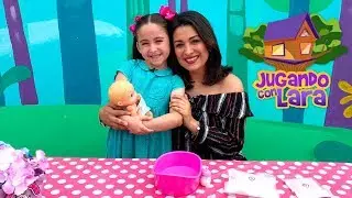 SOY MAMÁ PRIMERIZA CON LITTLE MOMMY | JUGANDO CON LARA